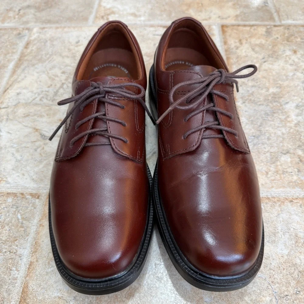 NEW Nunn Bush Brown Leather‎ Size 9M Men's Oxfords